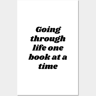 One book at a time - Funny reading fangirls quote Posters and Art